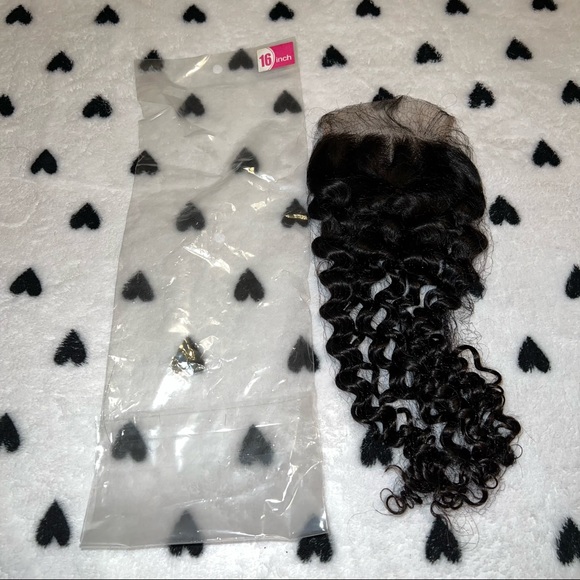 3 Part 100% Human Hair Lace Closure - Picture 1 of 5